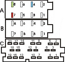 VDO Car Radio Stereo Audio Wiring Diagram Autoradio ... peugeot 206 iso wiring diagram 